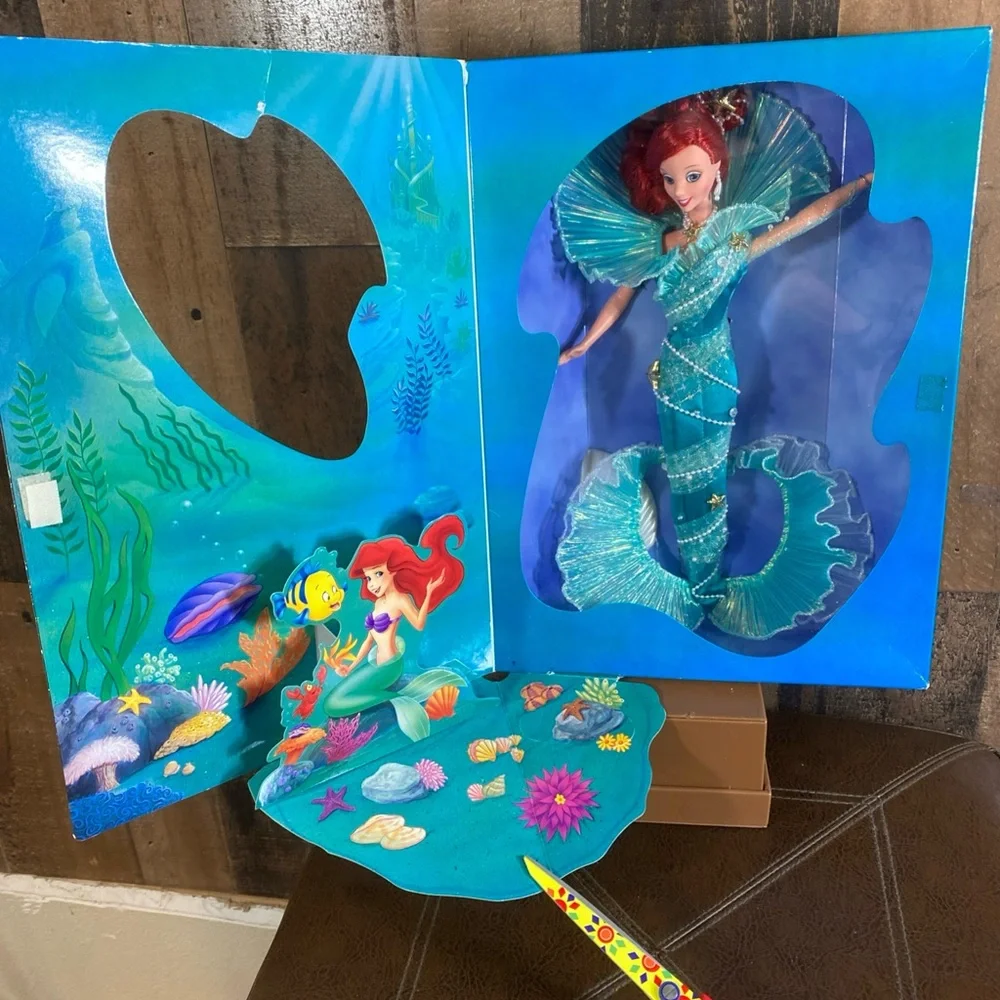 Disney's Little‎ Mermaid Aqua Fantasy ARIEL Film Premier 1st Ed 1997 Vintage New
